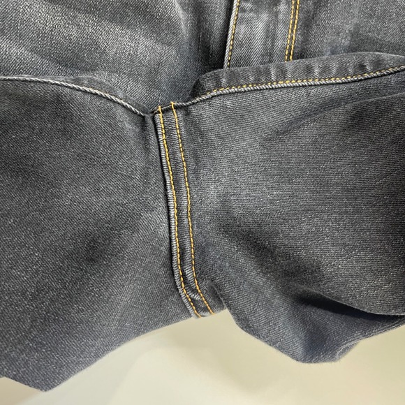 JUDY BLUE Slim Bootcut Jeans Women's Size 13 31 Black Frayed Hem - Picture 15 of 15